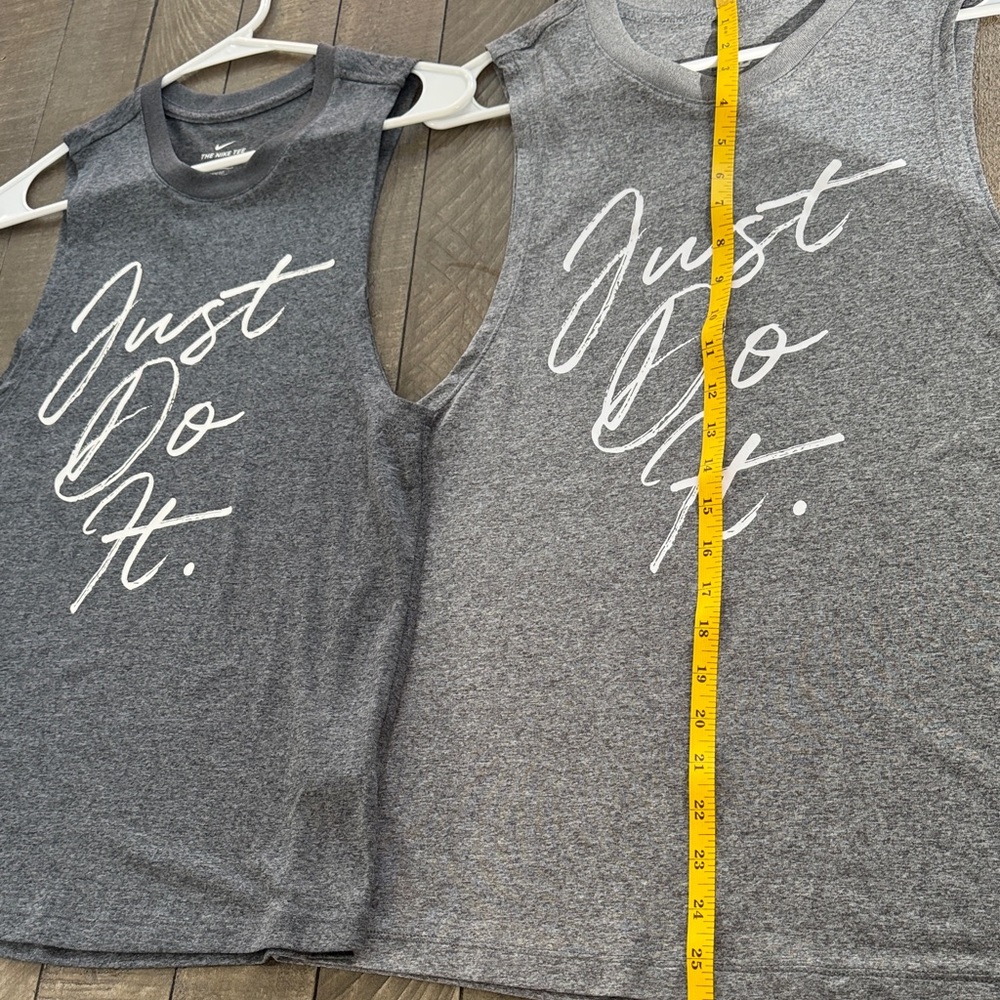Nike Gray Tank Tops - Just Do It - Picture 4 of 7